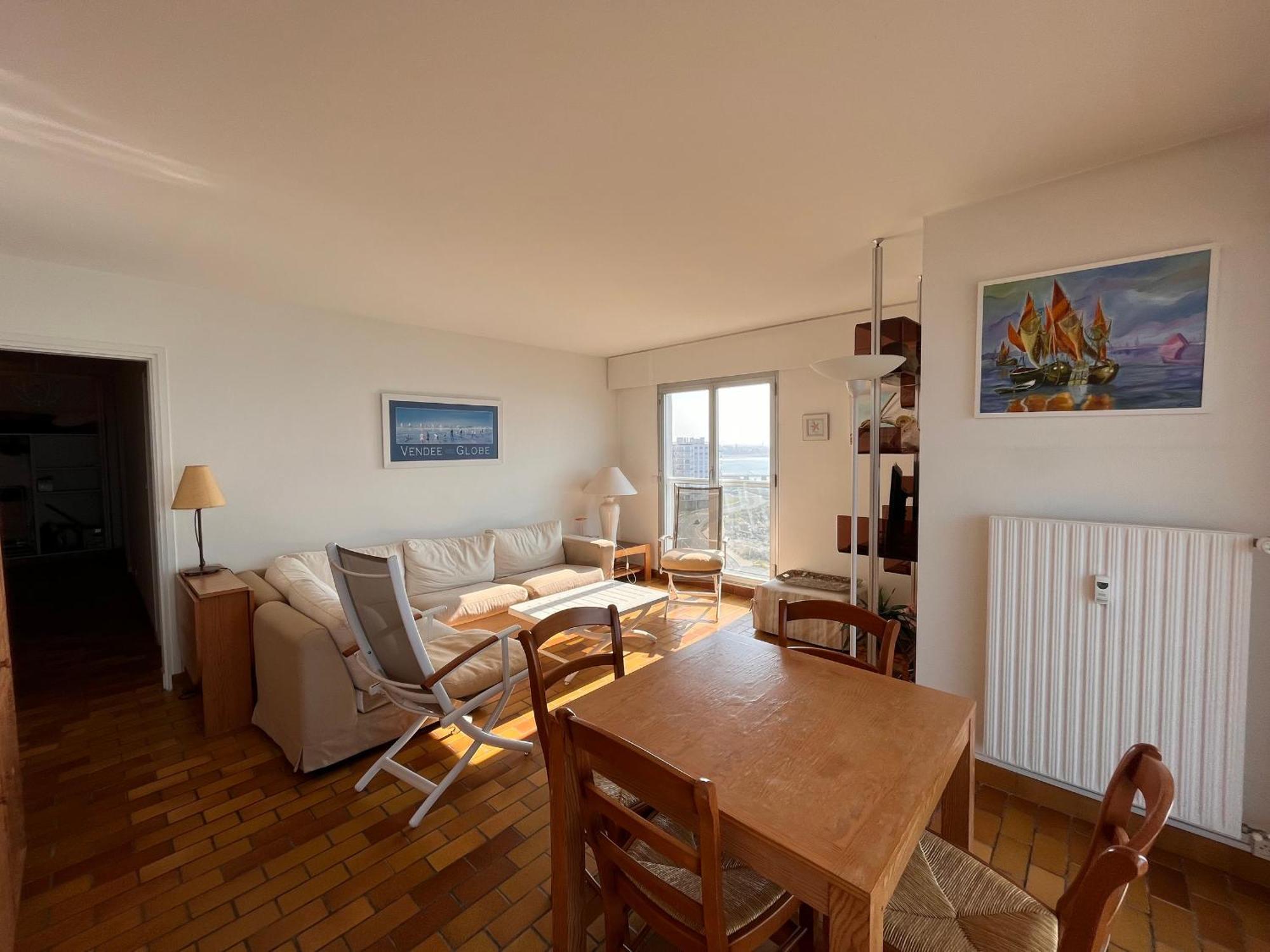 Appartement Confortable Avec Vue Sur L'ocean, 2 Et Balcon - Fr-1-197-201 Les Sables-dʼOlonne